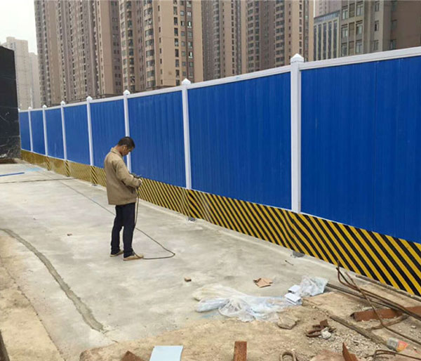 汉滨工地围挡安装施工